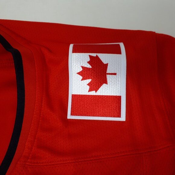 NWT Fanatics Calgary Flames NHL Hockey Home Jersey Red Blank Womens Ladies Size - Picture 6 of 10